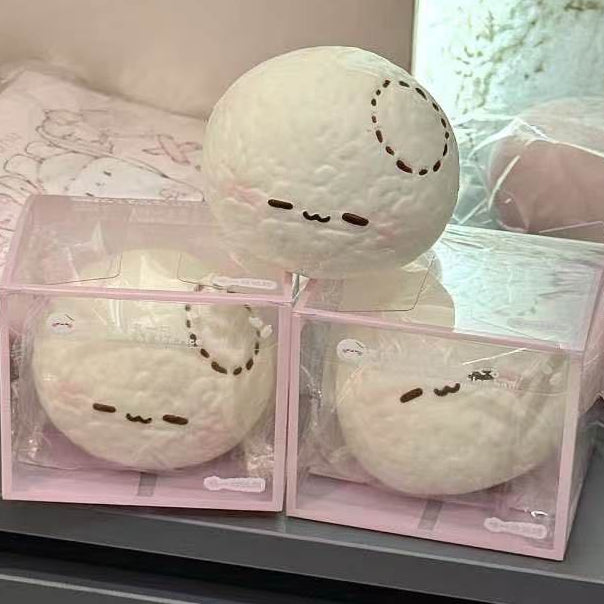 Nunu White Rice Ball Squishy