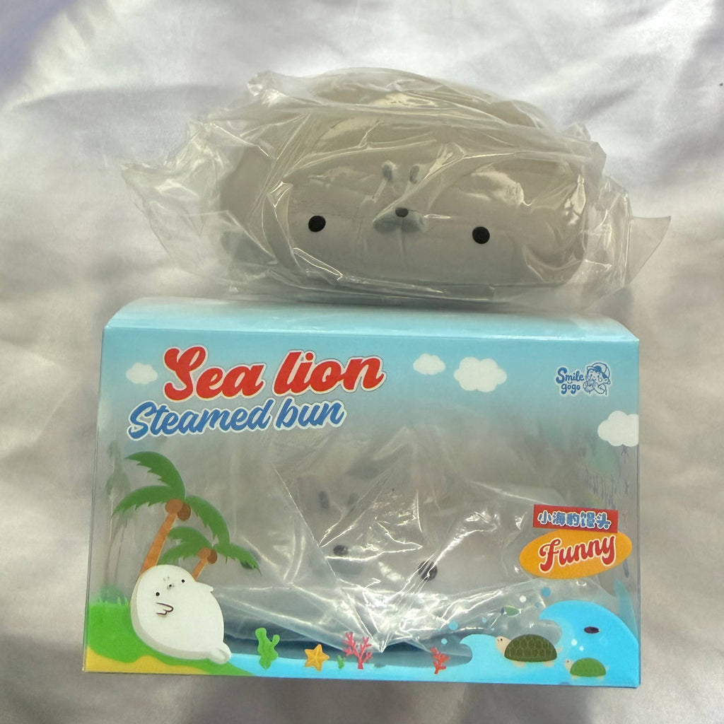 Smilegogo Sea Lion Steamed Bun Squishy