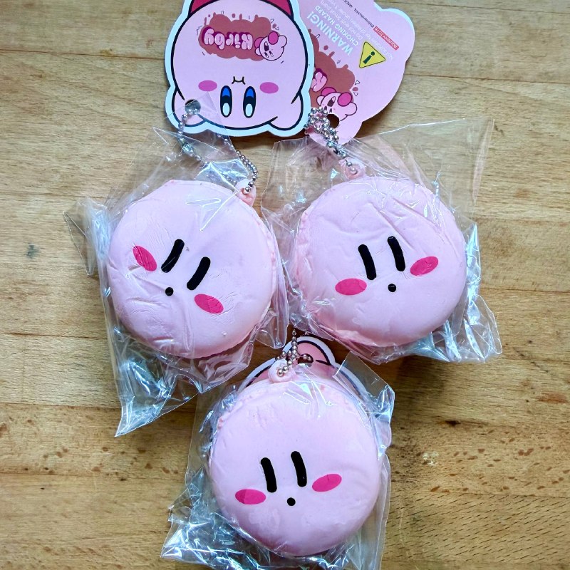 Kirby Macaron Squishy