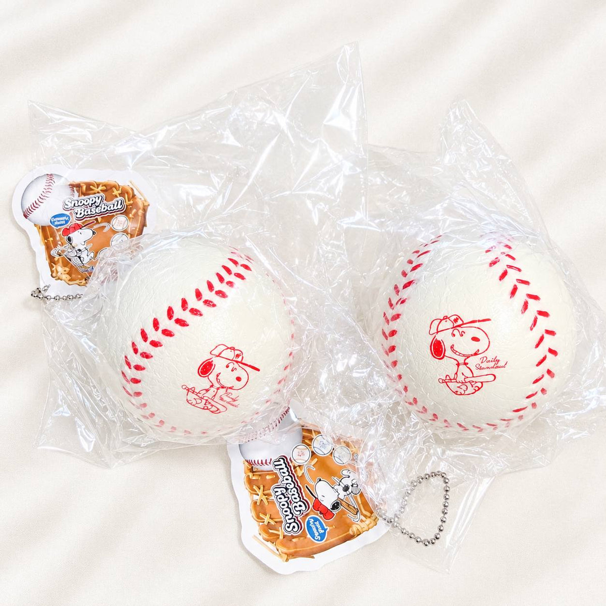 Snoopy Baseball Squishy