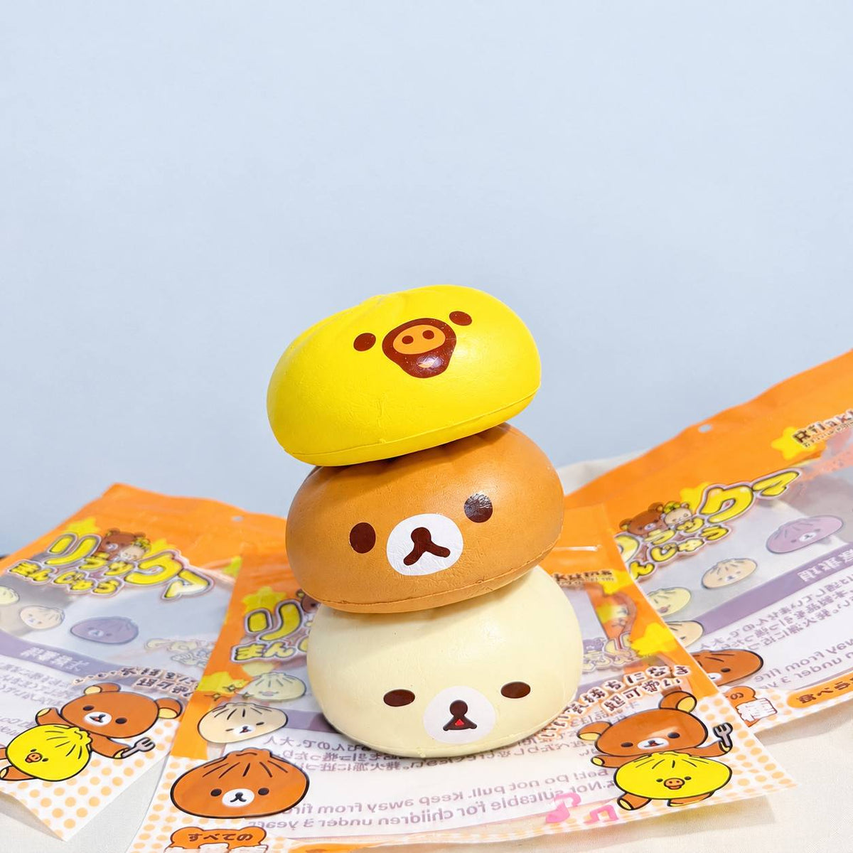 Rilakkuma Large Steamed Bun Squishy