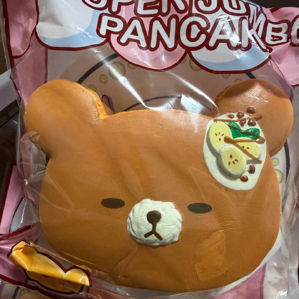 Puni Maru Super Jumbo Bear Pancake Squishy (Vintage Rare)
