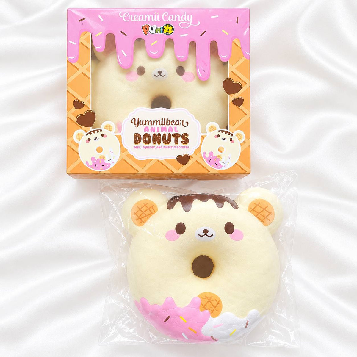 Yummiibear x Puni Maru Animal Donut Squishy