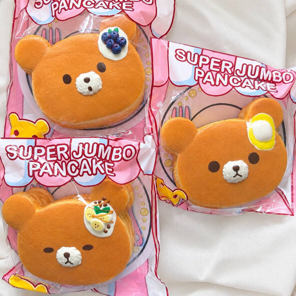 Puni Maru Super Jumbo Bear Pancake Squishy (Vintage Rare)